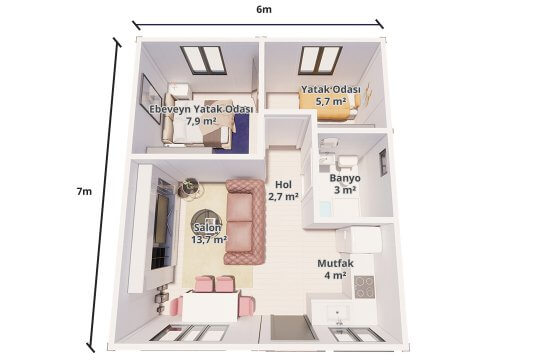 PAKET EV 42 m²