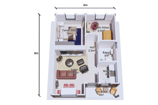 PAKET EV 48 m²